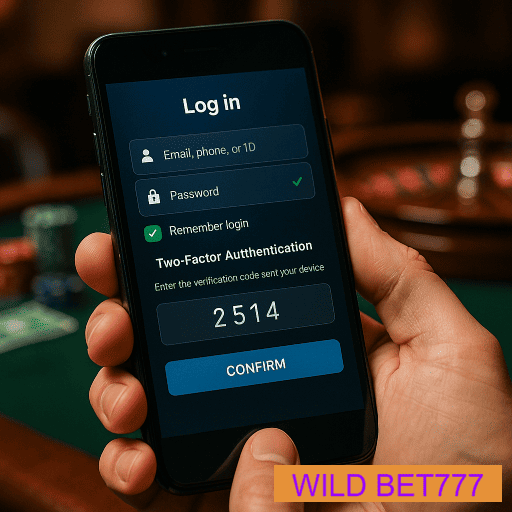 Figura 2 do login da WILD BET777
